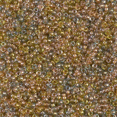 PreStyled Sets Miyuki 153051 150 Spkl Lined Sand Dune Mix gold beige aqua Miyuki Seed Bead 25 Grams