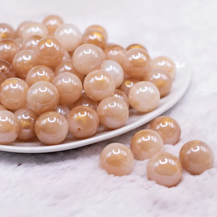 PreStyled Sets The BumbleBead Company 16mm Gold Galaxy Sparkle Resin Bubblegum Beads PreStyled Sets The BumbleBead Company 16mm Gold Galaxy Sparkle Resin Bubblegum Beads