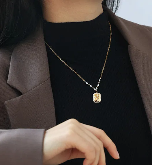 Refined by AnnaKaci Necklaces Starry Sky Gold Pendant Necklace