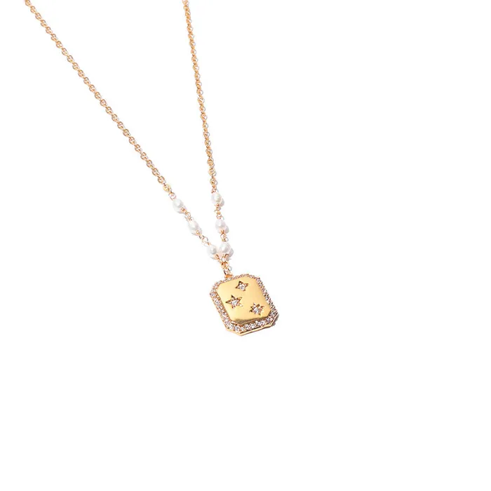 Refined by AnnaKaci Necklaces Starry Sky Gold Pendant Necklace