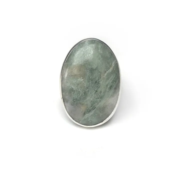 Rings aliceeden Aventurine Oval Gemstone Ring Set in Sterling Silver OPTIMISM Rings aliceeden Aventurine Oval Gemstone Ring Set in Sterling Silver OPTIMISM