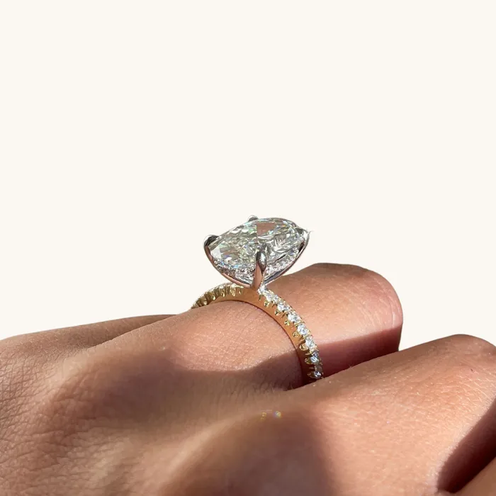 Rings Happy Jewelers 488 Oval Lab Diamond Engagement Ring