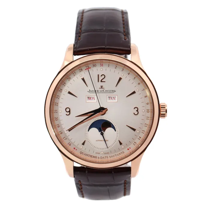 Rings Jaeger LeCoultre Calendar 40mm Silver Dial Ref Q4142520 Happy Jewelers Rings Jaeger LeCoultre Calendar 40mm Silver Dial Ref Q4142520 Happy Jewelers