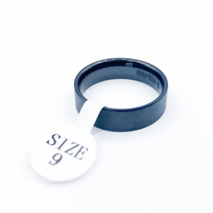 Rings Patrick Adair Supplies Black Ceramic Ring Liner