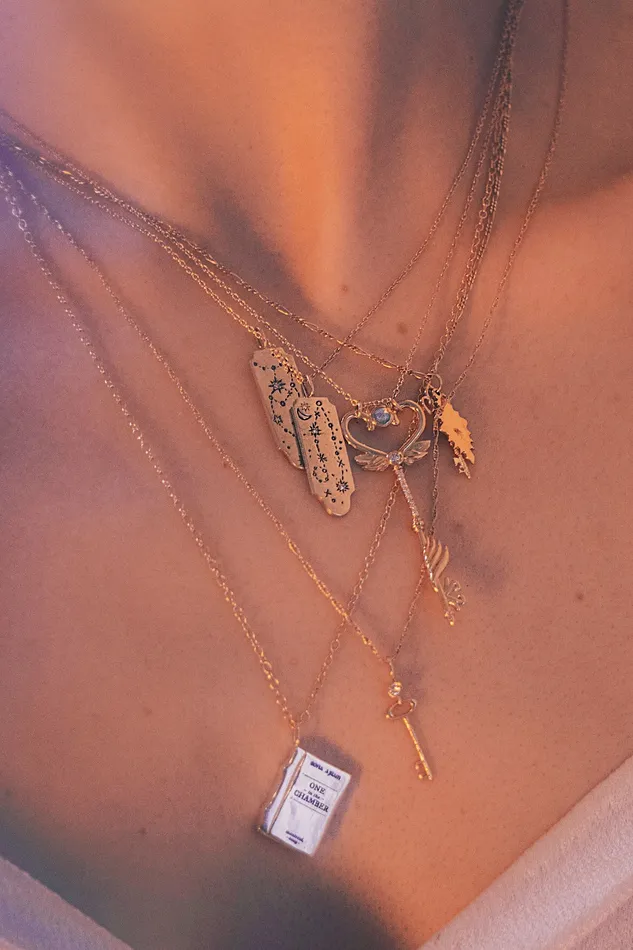 Sofia Zakia Key to My Heart Necklace Necklaces