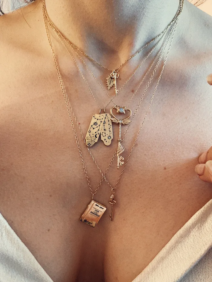 Sofia Zakia Key to My Heart Necklace Necklaces