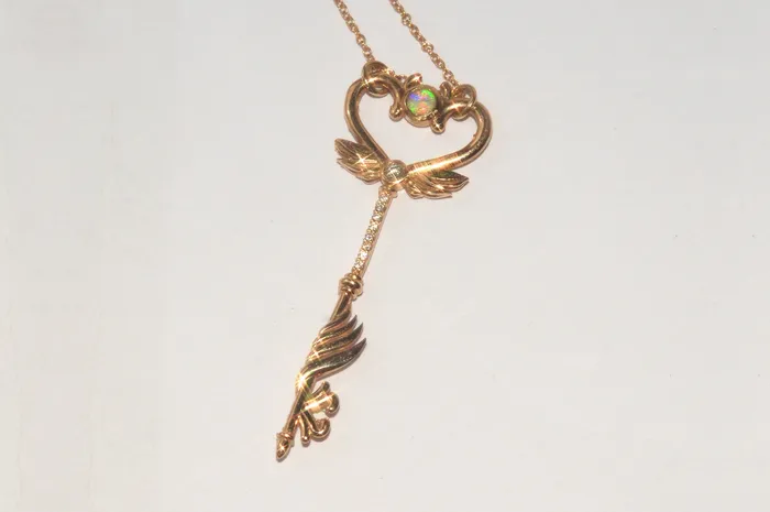 Sofia Zakia Key to My Heart Necklace Necklaces