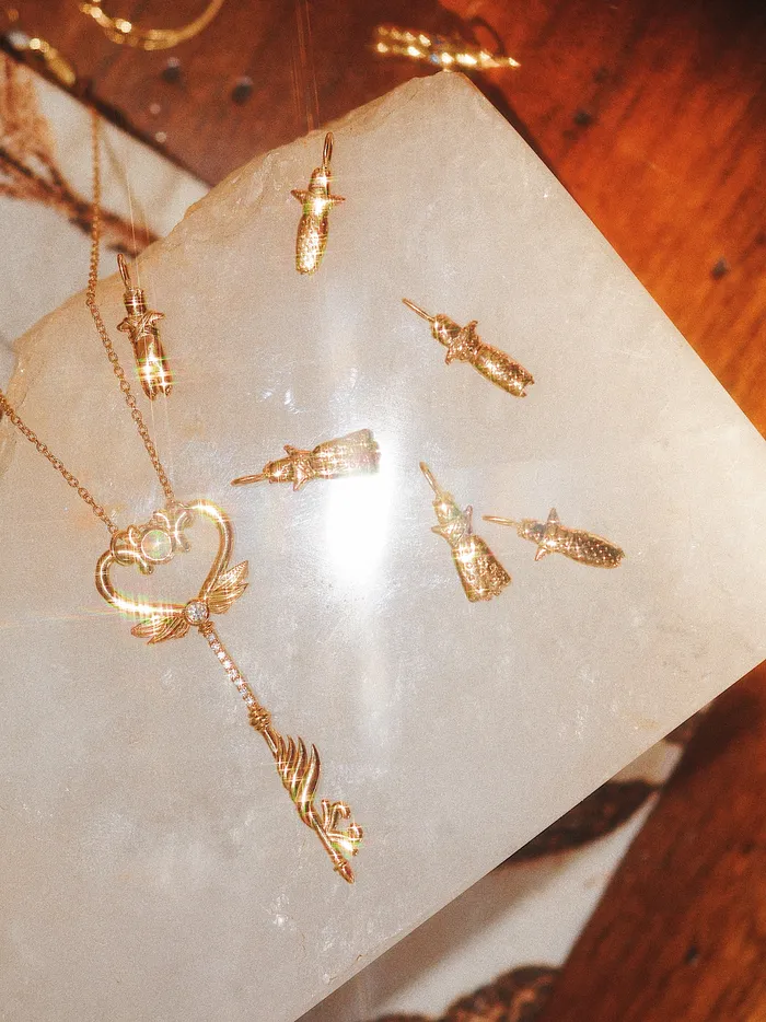 Sofia Zakia Key to My Heart Necklace Necklaces