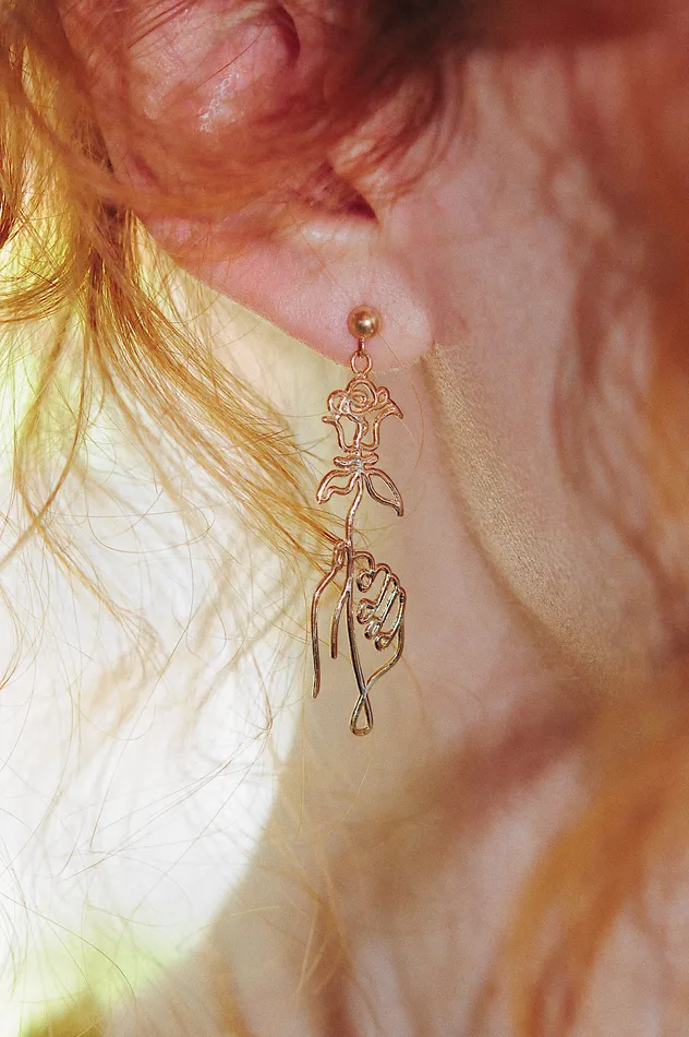 Sofia Zakia Picassos Roses Earrings Earrings