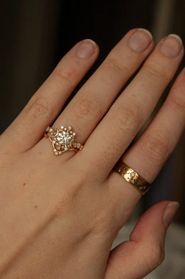 Sofia Zakia Rings Diamond Wandering Star Supreme Ring