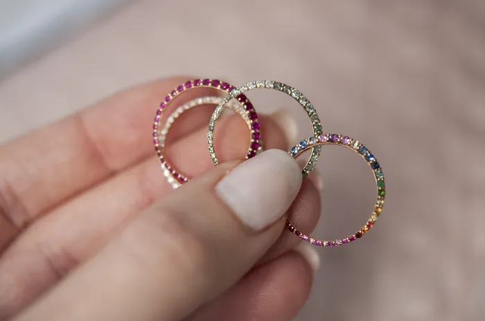 Sofia Zakia Technicolour Ring of Salt Readytoship Rings