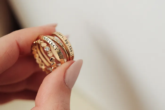 Sofia Zakia Technicolour Ring of Salt Readytoship Rings