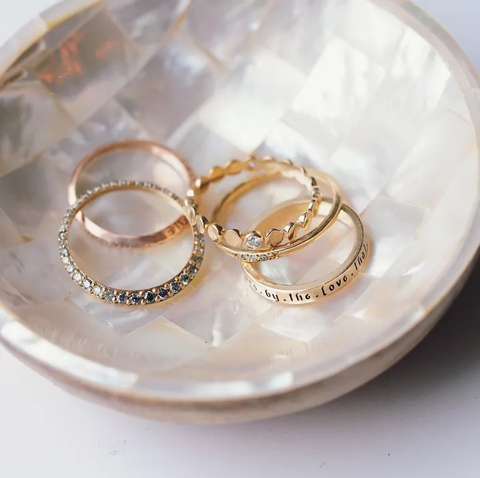 Sofia Zakia Technicolour Ring of Salt Readytoship Rings