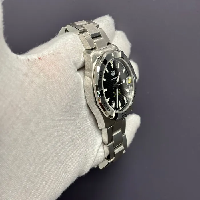 Tag Heuer Aquaracer 43mm Black Dial Watch Ref WBP208B0 Happy Jewelers Watches Tag Heuer Aquaracer 43mm Black Dial Watch Ref WBP208B0 Happy Jewelers Watches