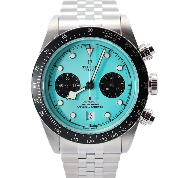 Tudor Black Bay 41mm Blue Dial Watch Ref 79360N Happy Jewelers Watches