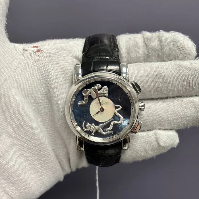 Ulysse Nardin San Marco 42mm MOP Dial Watch Ref 76980 Happy Jewelers Watches Ulysse Nardin San Marco 42mm MOP Dial Watch Ref 76980 Happy Jewelers Watches