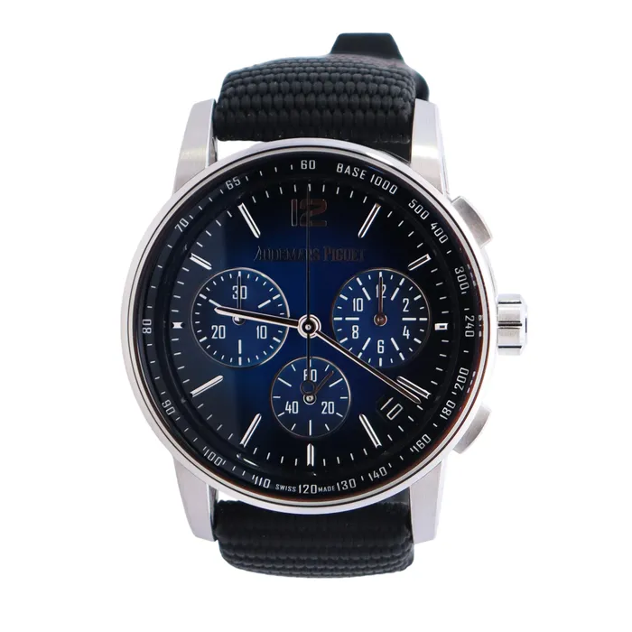 Watches Happy Jewelers Audemars Piguet Code 41mm Blue Dial Watch Ref 26393BCOOA002KB01