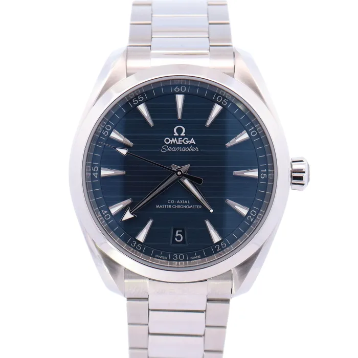 Watches Happy Jewelers Omega Seamaster 41mm Blue Dial Watch Ref 22010412103004 Watches Happy Jewelers Omega Seamaster 41mm Blue Dial Watch Ref 22010412103004