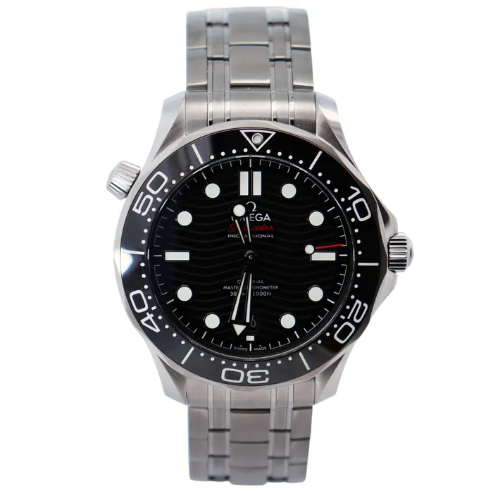 Watches Happy Jewelers Omega Seamaster 42mm Black Dial Watch Ref 21030422001001 Watches Happy Jewelers Omega Seamaster 42mm Black Dial Watch Ref 21030422001001