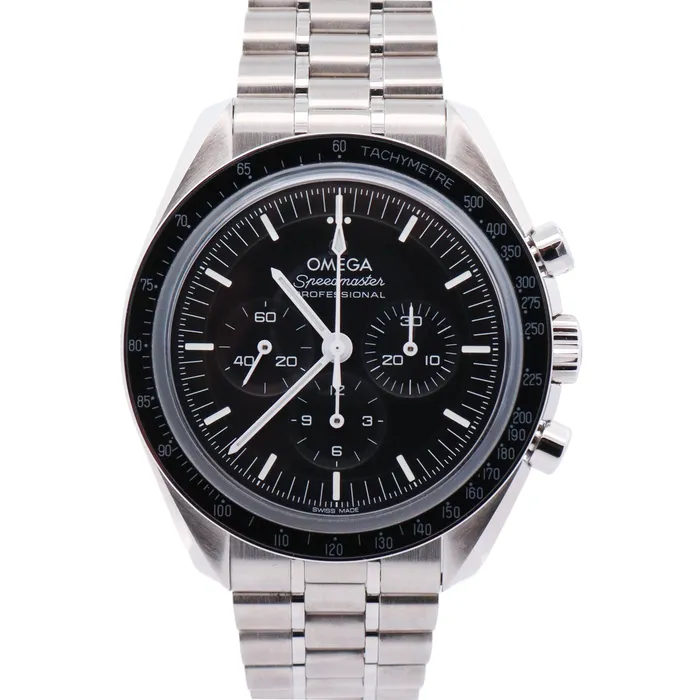 Watches Happy Jewelers Omega Speedmaster 42mm Black Dial Watch Ref 31030425001002 Watches Happy Jewelers Omega Speedmaster 42mm Black Dial Watch Ref 31030425001002