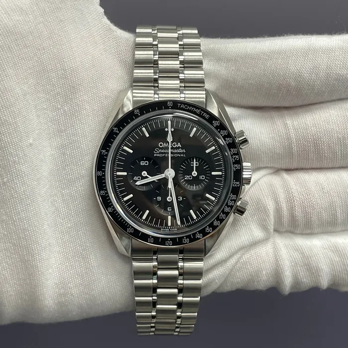 Watches Happy Jewelers Omega Speedmaster 42mm Black Dial Watch Ref 31030425001002 Watches Happy Jewelers Omega Speedmaster 42mm Black Dial Watch Ref 31030425001002
