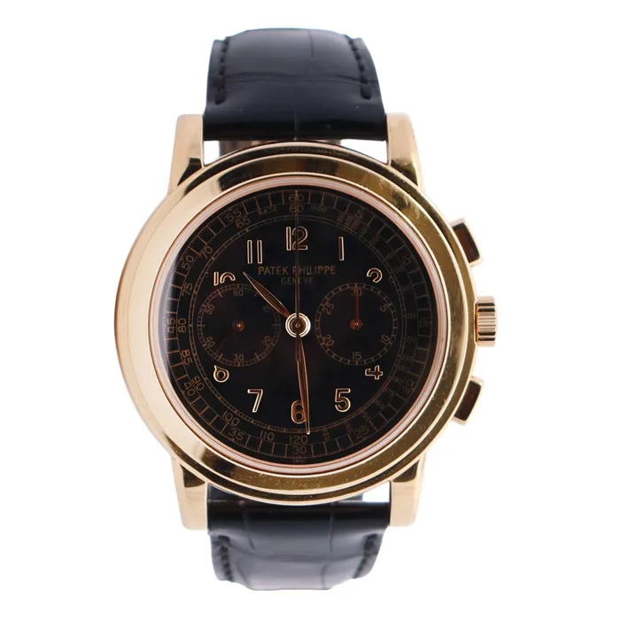 Watches Happy Jewelers Patek Philippe Complications 42mm Black Dial Watch Ref 5070J001