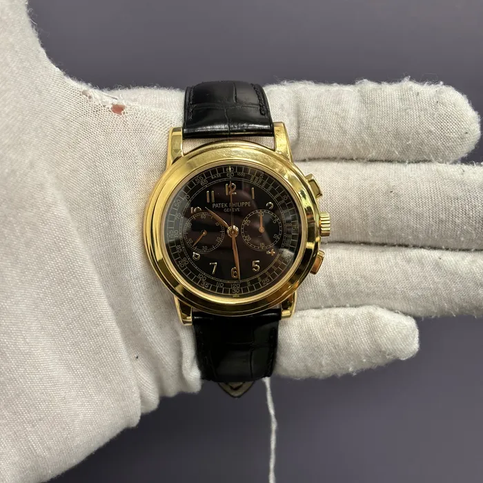 Watches Happy Jewelers Patek Philippe Complications 42mm Black Dial Watch Ref 5070J001 Watches Happy Jewelers Patek Philippe Complications 42mm Black Dial Watch Ref 5070J001