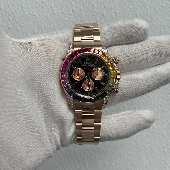 Watches Happy Jewelers Rolex Daytona 40mm Black Dial Watch Ref 116505 Watches Happy Jewelers Rolex Daytona 40mm Black Dial Watch Ref 116505