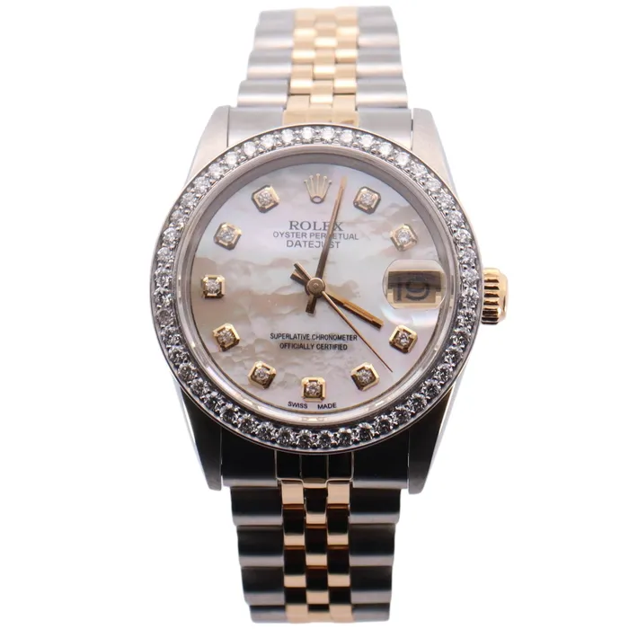 Watches Rolex Datejust 31mm MOP Dial Watch Ref 68273 Happy Jewelers