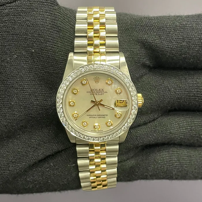 Watches Rolex Datejust 31mm MOP Dial Watch Ref 68273 Happy Jewelers Watches Rolex Datejust 31mm MOP Dial Watch Ref 68273 Happy Jewelers