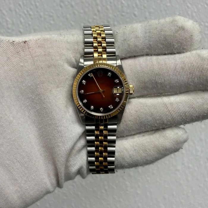 Watches Rolex Datejust 31mm Red Dial Watch Ref 68273 Happy Jewelers Watches Rolex Datejust 31mm Red Dial Watch Ref 68273 Happy Jewelers