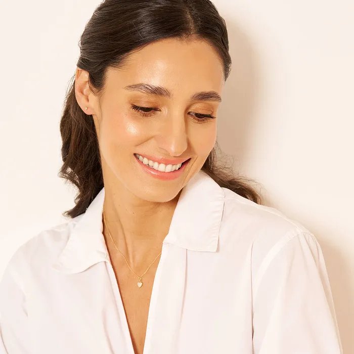 Womens Earrings Earrings 14k Gold Tiny Letter Womens Earrings