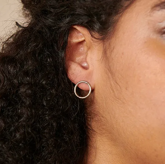 WorldFinds Double Hoop Posts Earrings