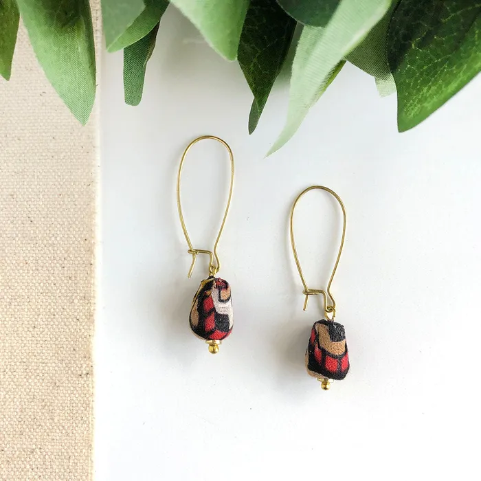 WorldFinds Earrings Kantha Kayda Earrings