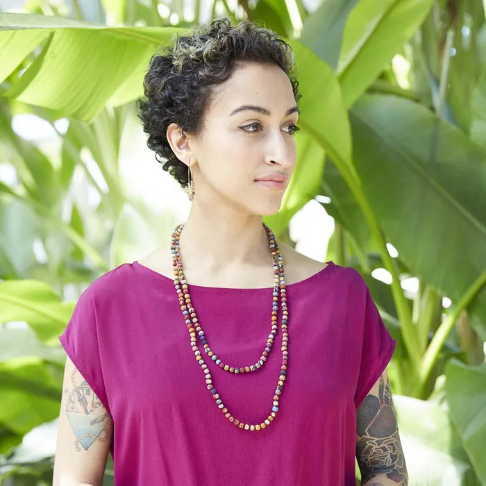 WorldFinds Necklaces Kantha Bead Long Necklace